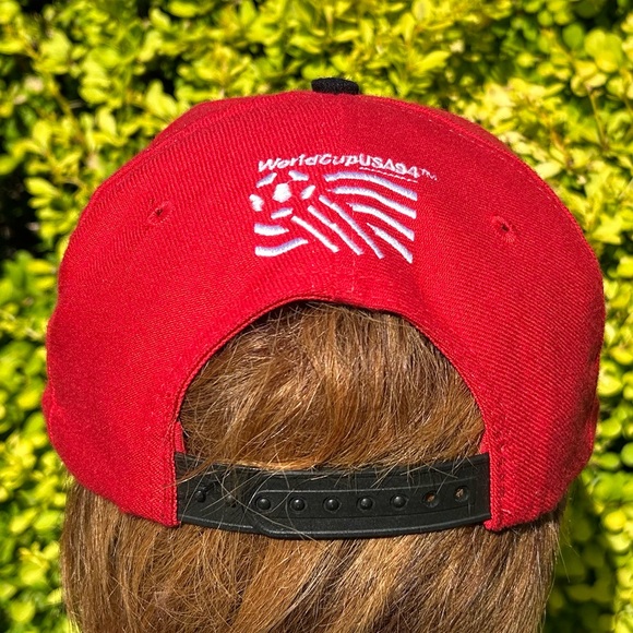 Vintage World Cup 1994 ⚽️ Team Canada Soccer snapback cap hat Apex Football - Picture 7 of 17